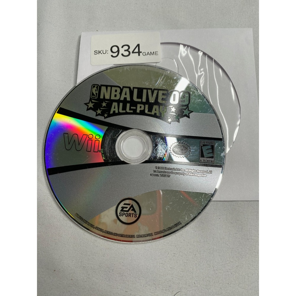 NBA Live 09 All-Play Nintendo Wii